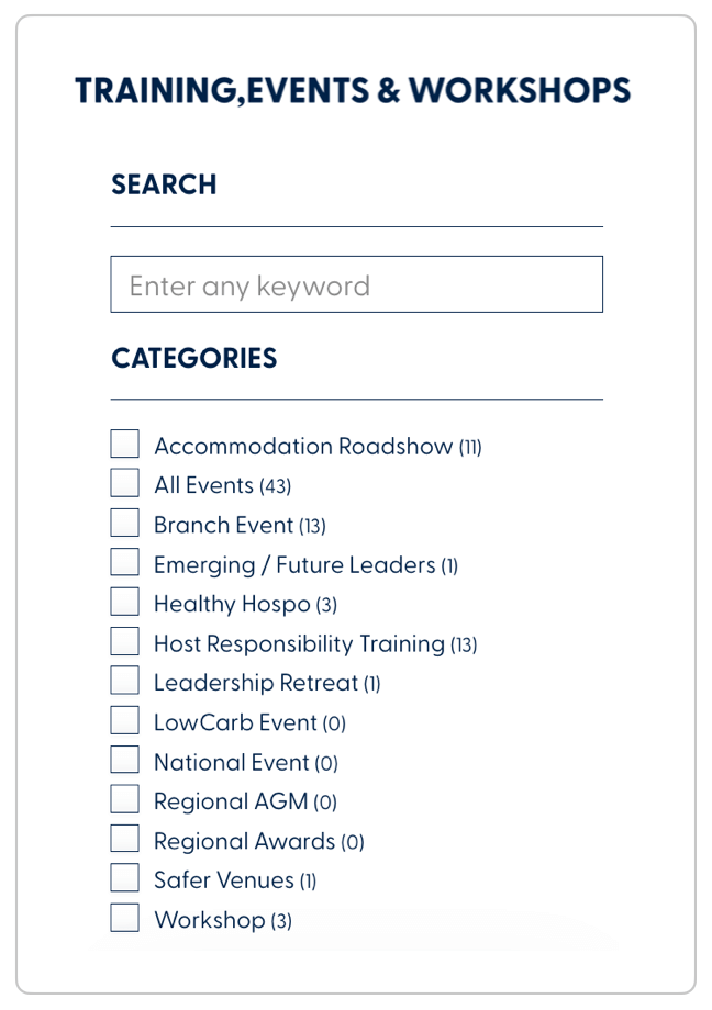 Hospitality-NZ-Events-search